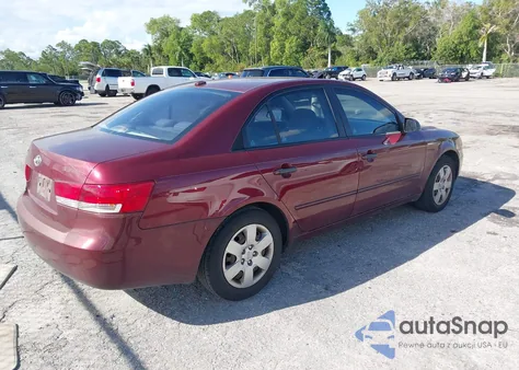 2008 Hyundai Sonata Gls из США, поврежденный, VIN 5NPET46C18H344814